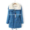 Atacado- 2015 Inverno Novo Berber Berber Jaqueta de Lã Casaco Mulheres Napka Feminino Jaquetas Slim Long Jackets Parkas Down Coat-2808873