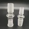 Venta caliente 10 estilos adaptador de bong de vidrio 14.4 18.8 macho a hembra junta 14 mm 18 mm adaptador de vidrio convertidor hembra a macho