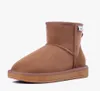 Winter Mini Snow Boots Women Classic Minis Boot Kerstmode Warm schoenen Chestnut Gray Zwart Sand Grootte US5-10 voor vrouw