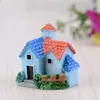 Ev Cottages Bahçe Dekorasyon Mini Craft Minyatür Peri Evleri Mikro Peyzaj Dekor DIY Aksesuarları