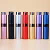 8ml Mini Przenośny Metalowy Spinning Okrągły Atomizer Perfumy Kolorowe Spray Puste butelki Moda Parfum Butelka BFFA421