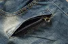 Whole- 2020 Jeans da motociclista strappati da uomo Pantaloni da jogging in denim strappato moda per uomo Streetwear Pantaloni da moto jeans distrutti Pantaloni217z