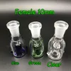 DHL GRATUITO por atacado 10mm 14mm 18mm tigela de vidro fêmea macho verde azul transparente com tela de favo de mel tigelas de vidro redondo para plataformas de óleo