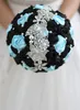 Modabelle Sky Blue и Black Crystal Свадебные букеты Свадебные Цветы Bridal Bouques Свадебные Украшения Букет Букет Mailes В наличии