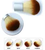 Draagbare houten make-up borstels bamboe uitgebreide cosmetische borstel set vrouw Kabuki borstels kit make-up borstel met knop tas 4pcs / set OOA2155