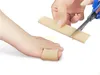 100 stks / partij Teen Separator Tube Bandage Teen Separators Finger Hallux Valgus Correctie Pedicure Device Straightener Feet Care Tool