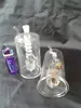 A-012高さBongglass Klein Recycler Oil Rigs Water Pipe Shower Head Perc Bong Glass Pipes Hookahs  -  Magpie