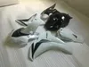 Injection molded 100% fit for HONDA CBR1000RR 2008-2011 black white fairings set CBR1000RR 08 09 10 11 OT12