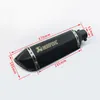 Lasermarkering Akrapovic 38-51mm Universal Motorcykel Avgasdämpare Rörsljuddämpare med avtagbar DB-mördare