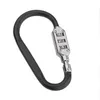 portable D puzzle lock, mountaineering hang buckle, creative luggage, multi-function fast padlock, travel luggage , anti-theft Outdoor Gadgets