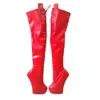 20cm High Height Sex boots PU Platform Hoof Heels Over-the-Knee Boots US size 6-14 No.13667