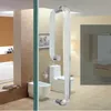Banyo sürgülü kapı kolu cam kapı alanı alüminyum sap duş odası moda kolu kapı şeffaf baloncuk akrilik kol dayama