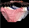 Riassunti vuoti panty respirabili del cotone senza cuciture delle mutandine sexy del merletto delle donne più la biancheria intima della ragazza di formato Trasporto libero