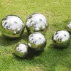 90mm-250mm AISI 304 Stainless Steel Hollow Ball Mirror Polished Shiny Sphere For Outdoor Garden Lawn Pool Fence Ornament and Decoration