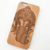 U&I ultra slim cell phone cases made of Natural Wood with Laser Engraved Pattern for IPhone 11 12 13 Pro Max
