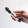 Derma caneta mais novo eletrônico derma roller pen aço inoxidável para tratamento de celulite e remoção de cicatriz, 5 pçs / lote