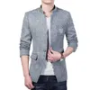 メンズスーツブレザー卸売 - 到着シングルボタンレジャーブレザー男性男性2021韓国のファッションスリムフィットカジュアルブランド衣料品プラスサイズ