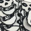 Berömd old school punk broderad järn på patch motorcykel punk musik cyklist path diy skalle applikation broderi märke gratis frakt