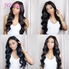 Natural Color Full Lace Wigs Body Wave Human Hair Brazilian Peruvian Malaysian Indian Body Wave Lace Front Human Hair Wigs With Baby Hair