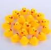 100pcslot Whole mini Rubber bath duck Pvc duck with sound Floating Duck Fast delivery Swiming Beach1822787