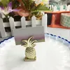 Hot Style Gold Pineapple Place Card Houder Tabel Nummer Figuur Stand Feestartikelen Bruiloft Digitale Zitting Decor ZA1394