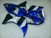 ヤマハ射出型型フェアリングYZF R1 09 10 11 12 13 14 Blue Black Fairing Kit YZFR1 2009-2014 OR15に100％フィット