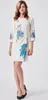 Novelty Phoenix Embroidery Women Sheath Dress Mini Dresses 114A6122