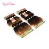 Extensión de cabello humano BUG hair 8 paquetes LOOSE WAVE 12 pulgadas de cabello brasileño rizado profundo 250 g rizado rizado color negro brasileño para UKU6339751