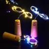 2M 20LED Lamp Cork Shaped Bottle Stopper Light Glass Wine 1M LED Copper Wire String Lights For Xmas Party Wedding Halloween