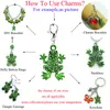 30 Pieces Floating Charm With Lobster Clasp Dangle Rhinestone Double Heart Pendants DIY Charms For Jewelry Making Accessories
