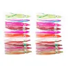 100pcs 12 cm weiche Kunststoff -Tintenfischereiköder für Jigs gemischte Farbe Luminöser Silikon -Oktopus -Rock Künstlicher Jigging BAIT4576069