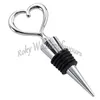 FREE SHIPPING 30pcs/lot Elegant Quality Chrome Heart Shaped Wine Stopper,Bottle Stopper Wedding Favors,Bridal Shower stopper