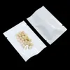 200pcs Lot 8x12cm Front Clear Open Top Heat Seal Poly Plastic Vacuum Food Valve Packing Bags for Snack Nuts Tear Vacuum Heat Sealed Polybags