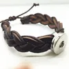 New Mix Vintage Style Ginger Snaps Jewelry Stretchable Leather Bracelet Fit Interchangeable 18mm Diy Snaps Charm