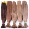Brazylijski Vmae Hair Top Quality Włosy Bulk Brazylijski Virgin Thaiding Hair Extension No WEFT 3szt na część 100% Human Hairpiece