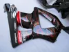 Injiceringsmögel Hot Sale Fairing Kit för Honda CBR900RR 00 01 Red Flames Black Fairings Set CBR929RR 2000 2001 OT11