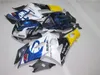 Injektionsgjutningsmaskin för Suzuki GSXR1000 05 06 Blå Vit Gul Svart Fairings Set GSXR1000 2005 2006 OT08