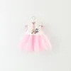 Robe d'été pour bébé fille 2017 mode style chinois mignon imprimé fleur enfants robes pour filles vêtements infantile 13 ans fête d'anniversaire 3608749