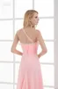 Sexy Beaded One-shoulder Cocktail Dress Chiffon A-line Ruffle Beads Long Formal Lace-up Gown Prom Dress