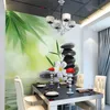 Groothandel- Modern Home Decor Custom 3d Mural Wallpape Slaapkamer Woonkamer Buur TV-achtergrond Wall Wallpaper Water Bamboo Wall Mural Paper