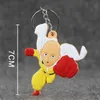 Retail 7cm One Punch Man Keychain PVC Action Figur Toy Pendant Modell Toy 10st / Lot Free Shipping