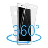 Transparenter 360-Grad-Ganzkörper für Samsung Galaxy S8 S9 S10 plus S10 Lite S20 Silikon-Schutzhülle aus weichem TPU-Gel auf der Vorderseite + Rückseite mit zwei Kristallen