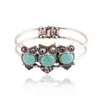 Beste Gift Explosieve Retro Wind Turquoise Imitatie Thai Silver Owl Armband FB269 Mix Bestel 20 stuks Veel bedelarmbanden