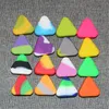 Wholesale nonstick Triangle Silicone Wax Container Box 1.5ml Silicone Jars Dry Herb Wax Box Container Dab FDA Approved