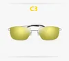 2017 new mirror male polarized sunglasses quality super-light metal rimless sunglasses UV400 protection muti-colors freeshipping 201605