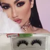 Naturlig Falsk Curling Tjocka Ögonfransar Fake Skönhet 3D Mink Lashes Strips Makeup Tools Koreanska Kosmetika