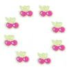 10 Stück Twins Cherry Patches Abzeichen für Kleidung Eisen bestickt Patch Applikation Eisen auf Patches Nähzubehör für Kleidung