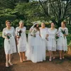 white junior bridesmaid dresses for girls