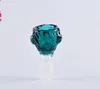 Lake green ghost head glass cigarette holder adapter , Wholesale Glass bongs Oil Burner Glass Pipes Waters Pipe Oil Rigs Smoking Free Shippi