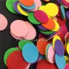 1000PCS 2.5cm,3cm colorful felt pads for flower and brooches' back,30mm round patches,Wholesale-Felt 30mm Circle Appliques